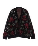 画像2: 【glamb 2026 Autumn先行予約】glamb グラム / Flower Paisley Cardigan (2色展開) (2)