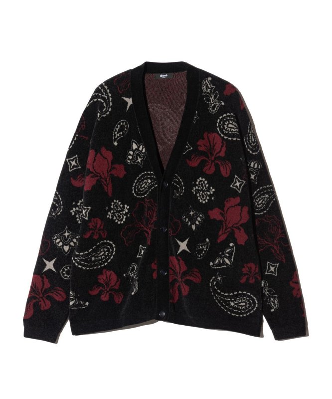 画像2: 【glamb 2026 Autumn先行予約】glamb グラム / Flower Paisley Cardigan (2色展開) (2)