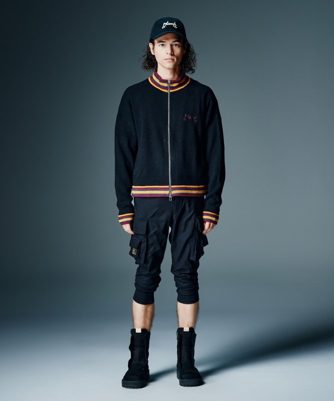 画像6: 【glamb 2026 Autumn先行予約】glamb グラム / Knit Jersey Blouson (2色展開) (6)