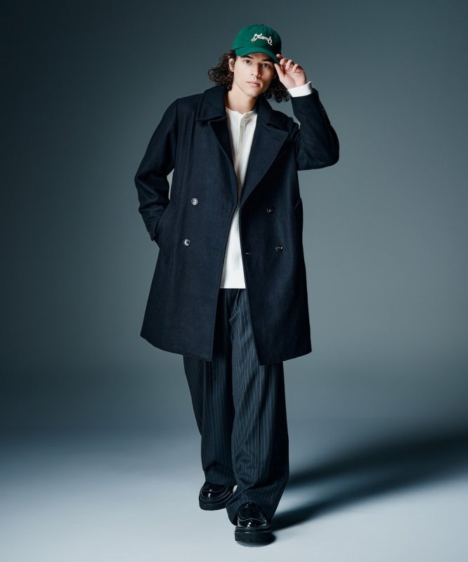 画像19: 【glamb 2026 Autumn先行予約】glamb グラム / Double Breasted Chesterfield Coat (2色展開) (19)