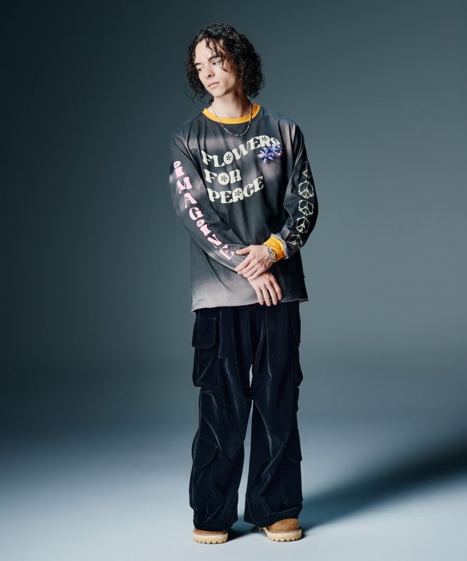 画像11: 【glamb 2026 Autumn先行予約】glamb グラム / Velour Cargo Baggy Pants (2色展開) (11)
