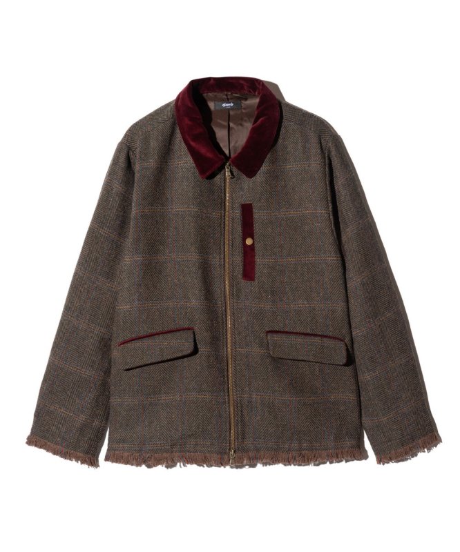 画像2: 【glamb 2026 Autumn先行予約】glamb グラム / Tweed Combination Blouson (3色展開) (2)