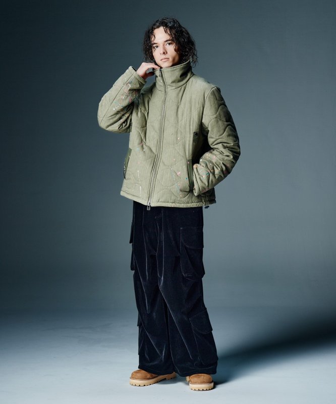 画像10: 【glamb 2026 Autumn先行予約】glamb グラム / Velour Cargo Baggy Pants (2色展開) (10)