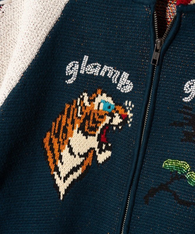 画像7: 【glamb 2026 Autumn先行予約】glamb グラム / Peace Tiger Knit Ska Jumper (3色展開) (7)