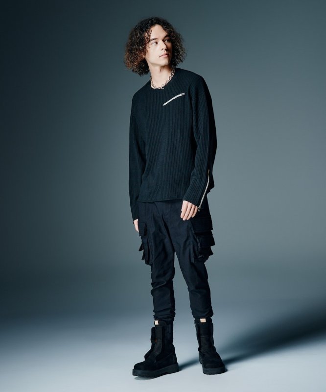 画像7: 【glamb 2026 Autumn先行予約】glamb グラム / Zip Rib Knit (2色展開) (7)
