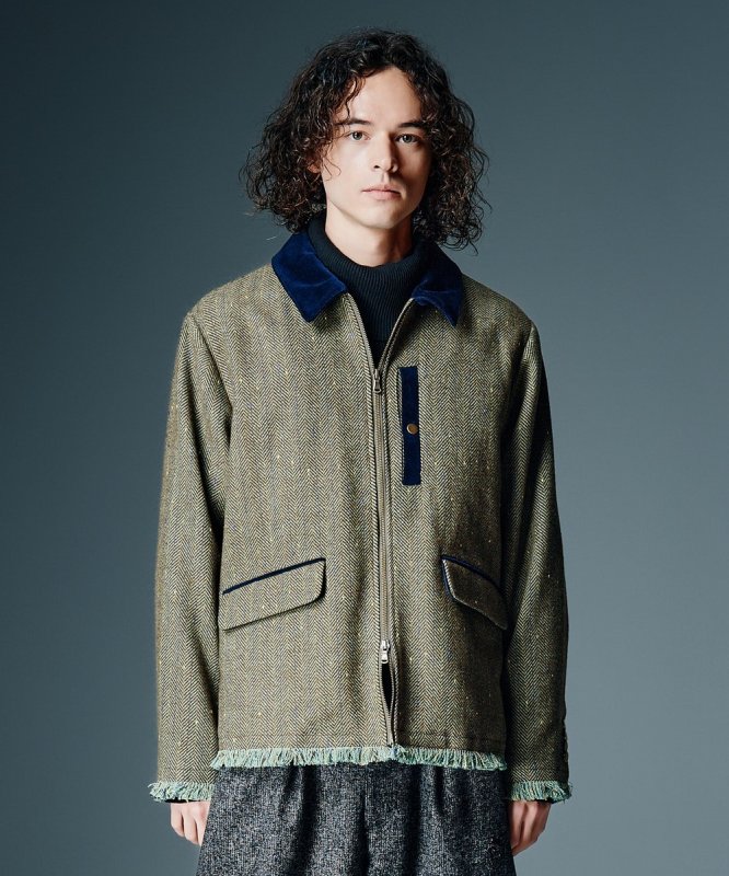 画像8: 【glamb 2026 Autumn先行予約】glamb グラム / Tweed Combination Blouson (3色展開) (8)