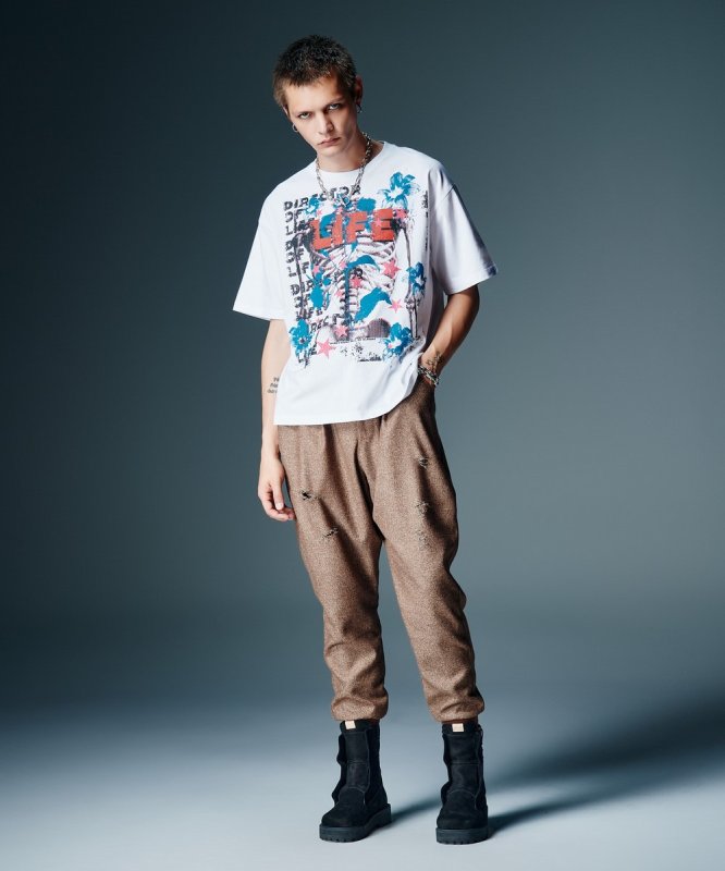 画像10: 【glamb 2026 Autumn先行予約】glamb グラム / Tweed Jogger Pants (2色展開) (10)