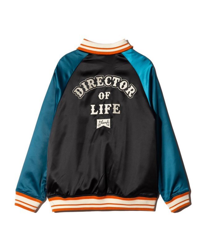 画像2: 【glamb 2026 Autumn先行予約】glamb グラム / Director Satin Jacket (2色展開) (2)