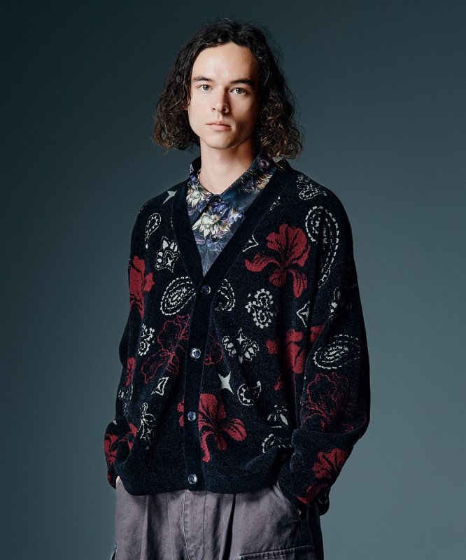 画像4: 【glamb 2026 Autumn先行予約】glamb グラム / Flower Paisley Cardigan (2色展開) (4)