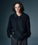 画像15: 【glamb 2026 Autumn先行予約】glamb グラム / Knit A-2 Jacket (2色展開) (15)