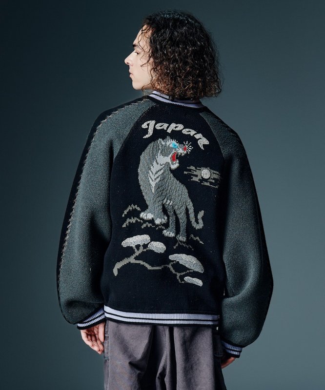 画像13: 【glamb 2026 Autumn先行予約】glamb グラム / Peace Tiger Knit Ska Jumper (3色展開) (13)