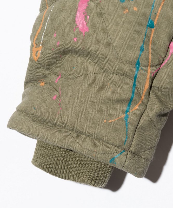 画像6: 【glamb 2026 Autumn先行予約】glamb グラム / Military Quilt Splash Jacket (2色展開) (6)