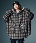 画像4: 【glamb 2026 Autumn先行予約】glamb グラム / 4XL Hoodie Shirt (2色展開) (4)
