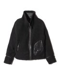 画像6: 【glamb 2026 Autumn先行予約】glamb グラム / Synth Mouton Reversible Jacket (2色展開) (6)