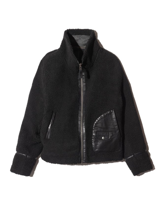 画像6: 【glamb 2026 Autumn先行予約】glamb グラム / Synth Mouton Reversible Jacket (2色展開) (6)