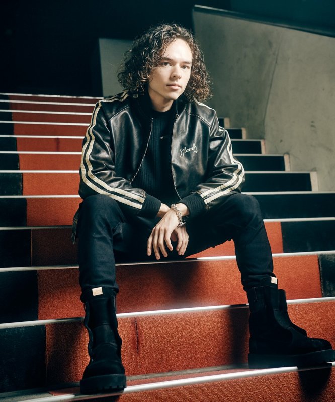 画像22: 【glamb 2026 Autumn先行予約】glamb グラム / Fade Leather Track Jacket (2色展開) (22)