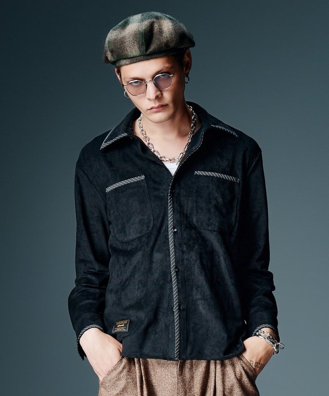 画像5: 【glamb 2026 Autumn先行予約】glamb グラム / Velour Pajamas Shirt (2色展開) (5)