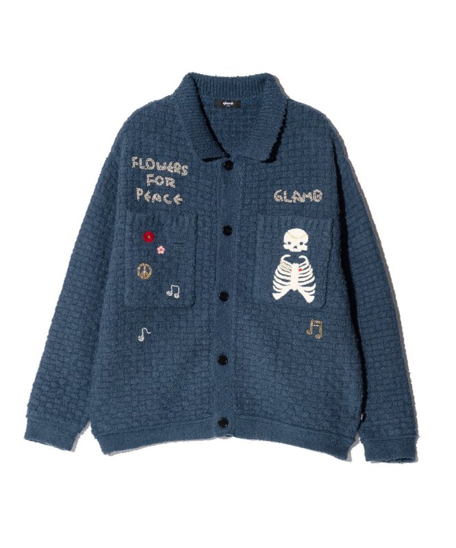 画像4: 【glamb 2026 Autumn先行予約】glamb グラム / Flower Peace Jacket (3色展開) (4)