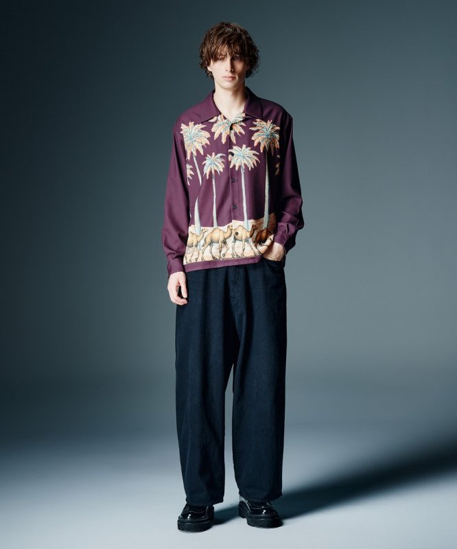 画像10: 【glamb 2026 Autumn先行予約】glamb グラム / Leather Combination Wide Denim (2色展開) (10)