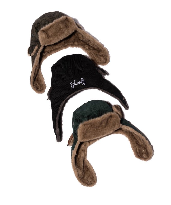画像3: 【glamb 2026 Autumn先行予約】glamb グラム / Corduroy Flight Cap (3色展開) (3)