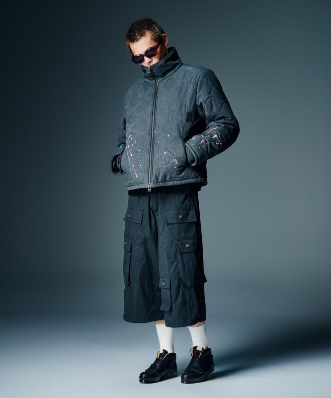 画像8: 【glamb 2026 Autumn先行予約】glamb グラム / Asymmetry Cropped Cargo Pants (2色展開) (8)