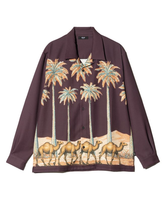 画像2: 【glamb 2026 Autumn先行予約】glamb グラム / Desert Parade Aloha Shirt (2色展開) (2)