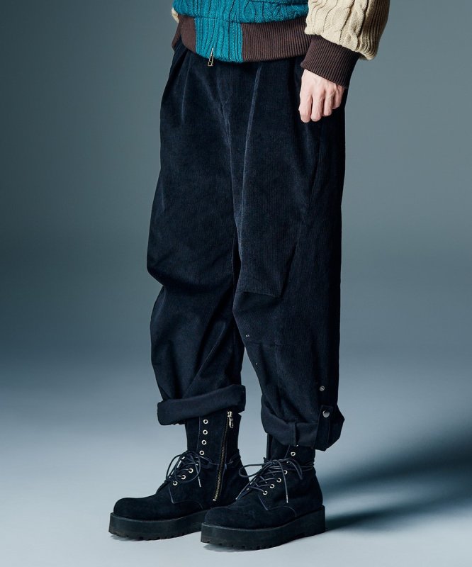 画像8: 【glamb 2026 Autumn先行予約】glamb グラム / Corduroy Barrel Pants (2色展開) (8)