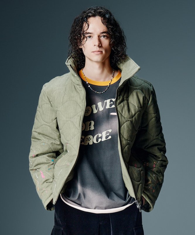画像9: 【glamb 2026 Autumn先行予約】glamb グラム / Military Quilt Splash Jacket (2色展開) (9)