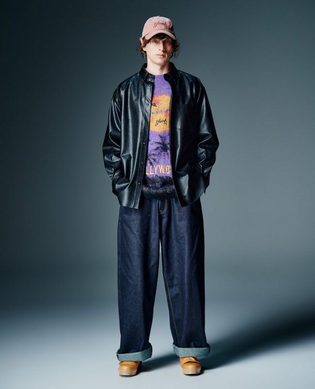 画像12: 【glamb 2026 Autumn先行予約】glamb グラム / Roll Up Baggy Denim (2色展開) (12)