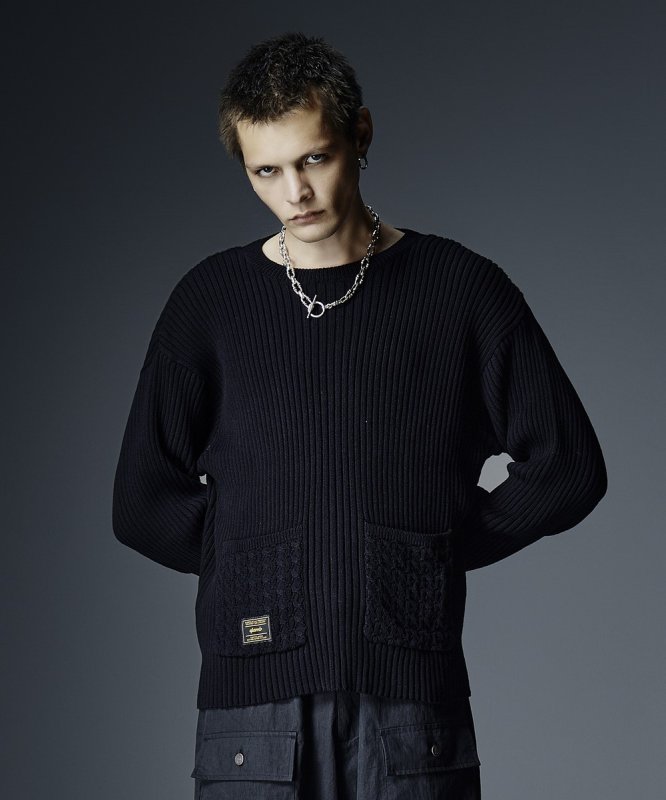 画像5: 【glamb 2026 Autumn先行予約】glamb グラム / Additional Pocket Rib Knit (2色展開) (5)