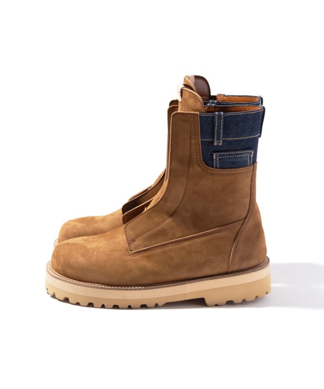 画像16: 【glamb 2026 Autumn先行予約】glamb グラム / Denim Combination Outdoor Boots (2色展開) (16)