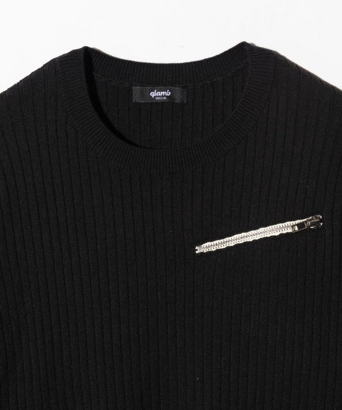 画像11: 【glamb 2026 Autumn先行予約】glamb グラム / Zip Rib Knit (2色展開) (11)
