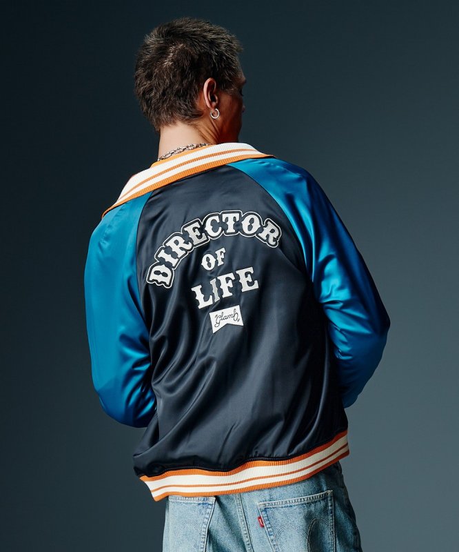 画像10: 【glamb 2026 Autumn先行予約】glamb グラム / Director Satin Jacket (2色展開) (10)