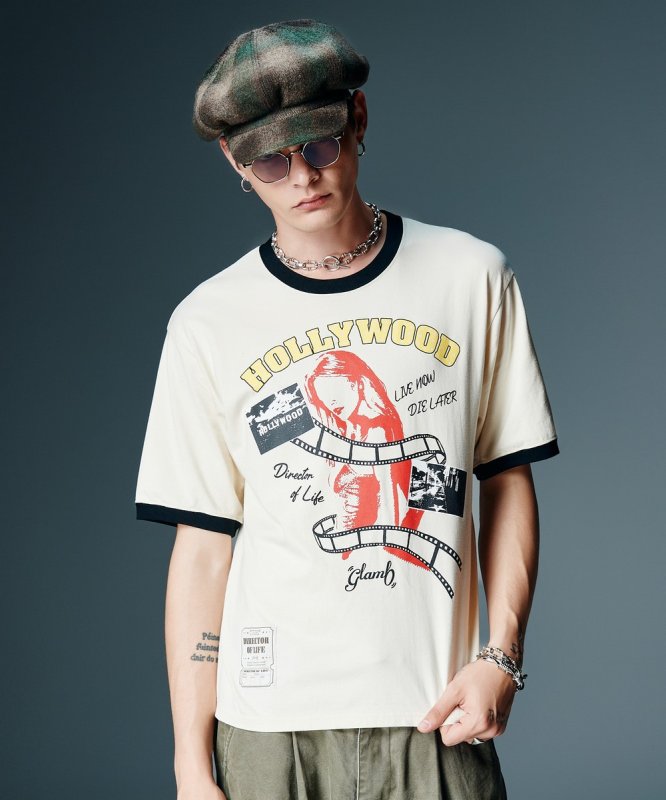 画像3: 【glamb 2026 Autumn先行予約】glamb グラム / Silver Screen Girl T-Shirt (2色展開) (3)