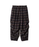 画像2: 【glamb 2026 Autumn先行予約】glamb グラム / Knee Tuck Check Pants (2色展開) (2)