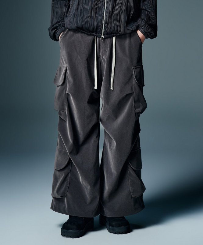 画像28: 【glamb 2026 Autumn先行予約】glamb グラム / Velour Cargo Baggy Pants (2色展開) (28)