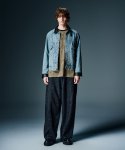画像16: 【glamb 2026 Autumn先行予約】glamb グラム / Leather Combination Denim Jacket (2色展開) (16)