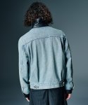 画像7: 【glamb 2026 Autumn先行予約】glamb グラム / Leather Combination Denim Jacket (2色展開) (7)