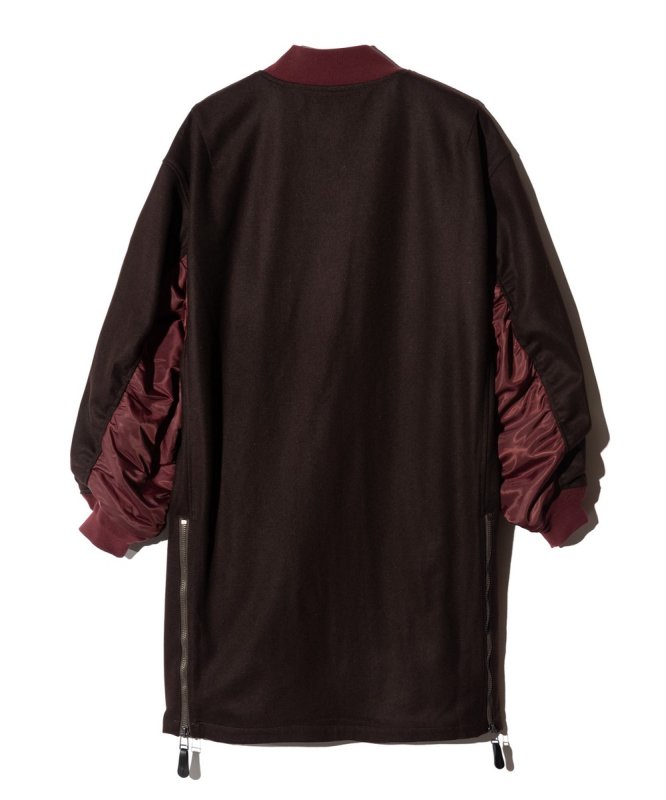 画像3: 【glamb 2026 Autumn先行予約】glamb グラム / Melton MA-1 Coat (2色展開) (3)