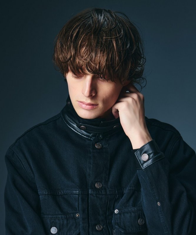 画像17: 【glamb 2026 Autumn先行予約】glamb グラム / Leather Combination Denim Jacket (2色展開) (17)