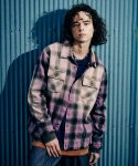 画像13: 【glamb 2026 Autumn先行予約】glamb グラム / Paint Splash Check Shirt (2色展開) (13)