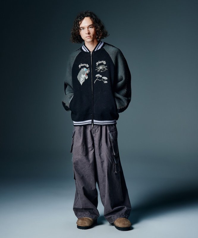 画像17: 【glamb 2026 Autumn先行予約】glamb グラム / Peace Tiger Knit Ska Jumper (3色展開) (17)