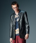 画像8: 【glamb 2026 Autumn先行予約】glamb グラム / Synth Leather Tailored Jacket (2色展開) (8)