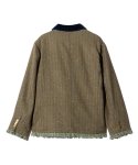画像4: 【glamb 2026 Autumn先行予約】glamb グラム / Tweed Combination Blouson (3色展開) (4)