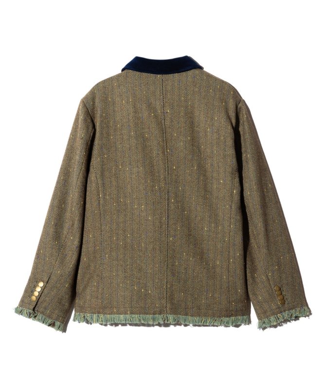 画像4: 【glamb 2026 Autumn先行予約】glamb グラム / Tweed Combination Blouson (3色展開) (4)