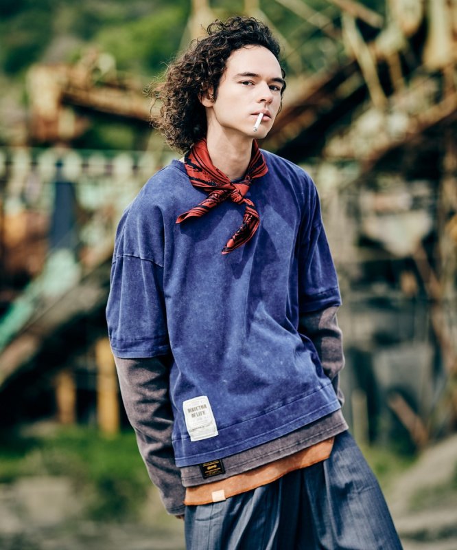 画像14: 【glamb 2026 Autumn先行予約】glamb グラム / Ticket Tag Tri Layered Cutsew (3色展開) (14)