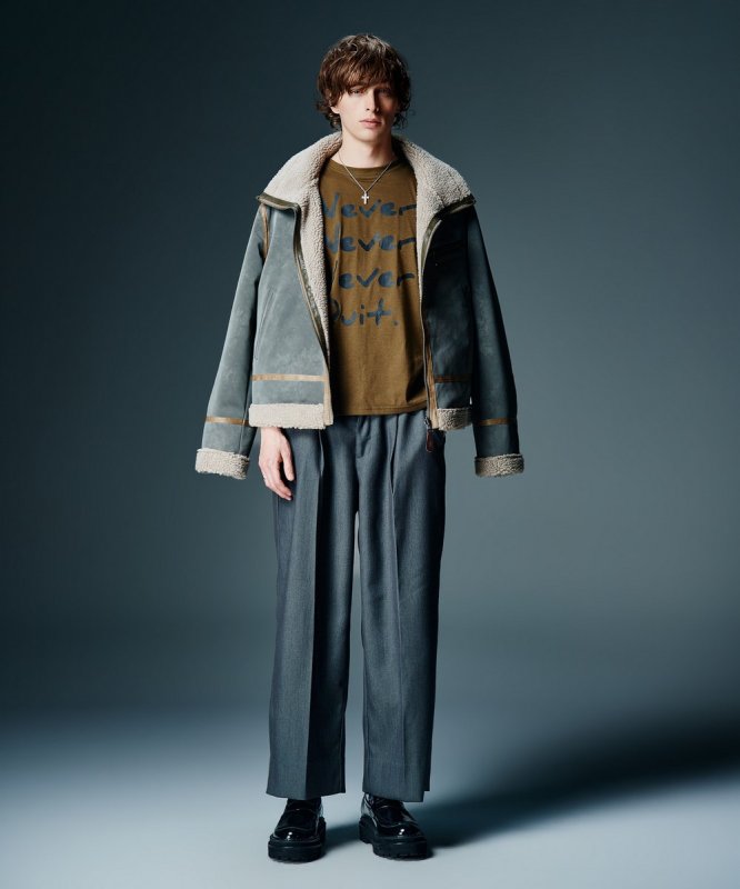 画像21: 【glamb 2026 Autumn先行予約】glamb グラム / Synth Mouton Reversible Jacket (2色展開) (21)