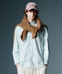 画像5: 【glamb 2026 Autumn先行予約】glamb グラム / Stripe Logo Oxford Shirt (2色展開) (5)