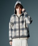 画像5: 【glamb 2026 Autumn先行予約】glamb グラム / Check Knit Hoodie (2色展開) (5)