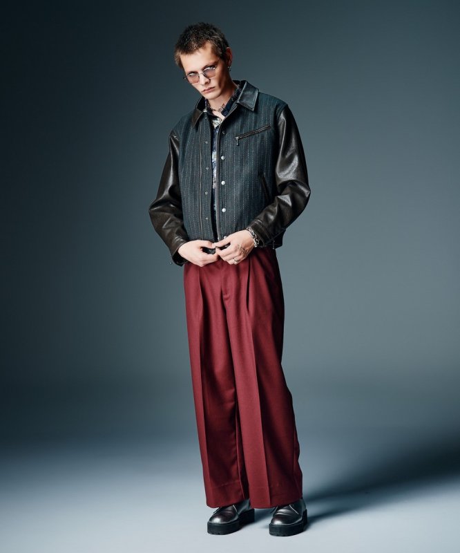 画像15: 【glamb 2026 Autumn先行予約】glamb グラム / Grace Wide Slacks (3色展開) (15)